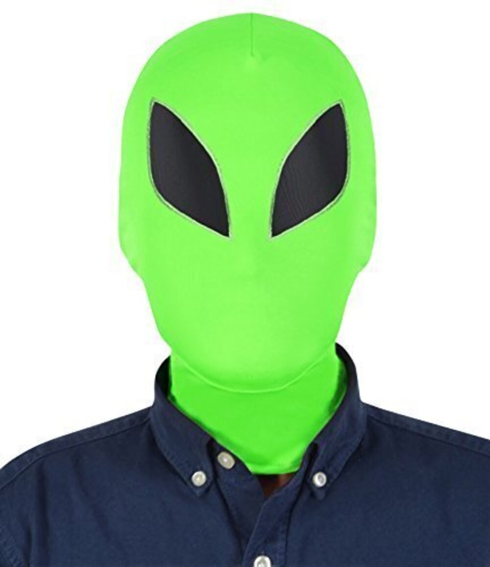 4010 Spandex Costume Full Cover Hood Masks for Adults and Kids Adults, Lime